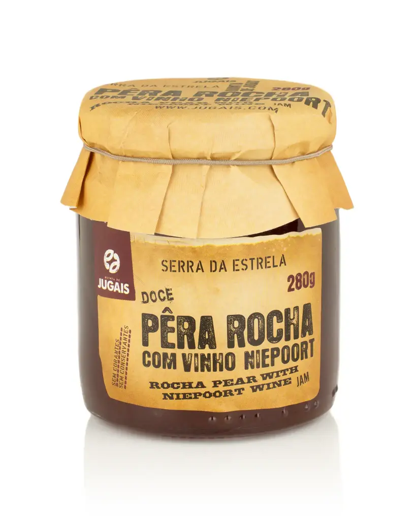 Rocha Pear Jam w/ Niepoort Wine 280g - Quinta de Jugais 