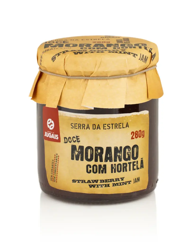 Strawberry and Mint Jam 280g - Quinta de Jugais