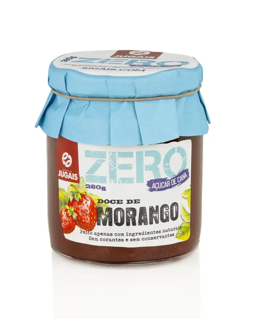 Zero Sugar Strawberry Jam 280g - Quinta de Jugais 
