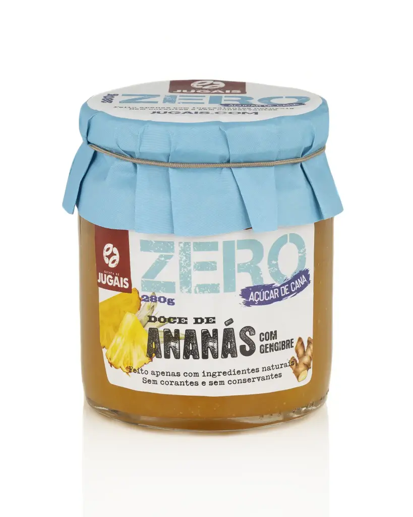 [10301018] Zero Sugar Pineapple and Ginger Jam 280g - Quinta de Jugais