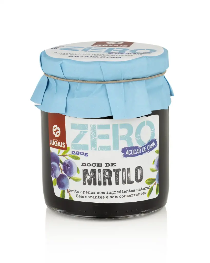 Zero Sugar Blueberry Jam 280g - Quinta de Jugais 