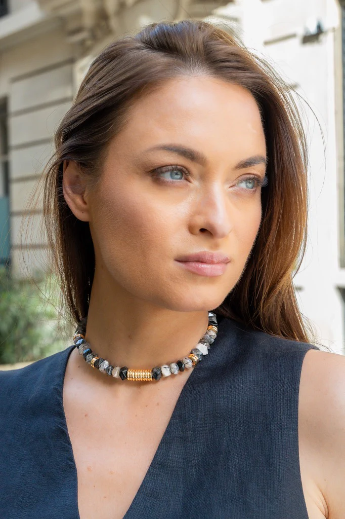 Necklace Sunray Naxos-Silver - SAONA 