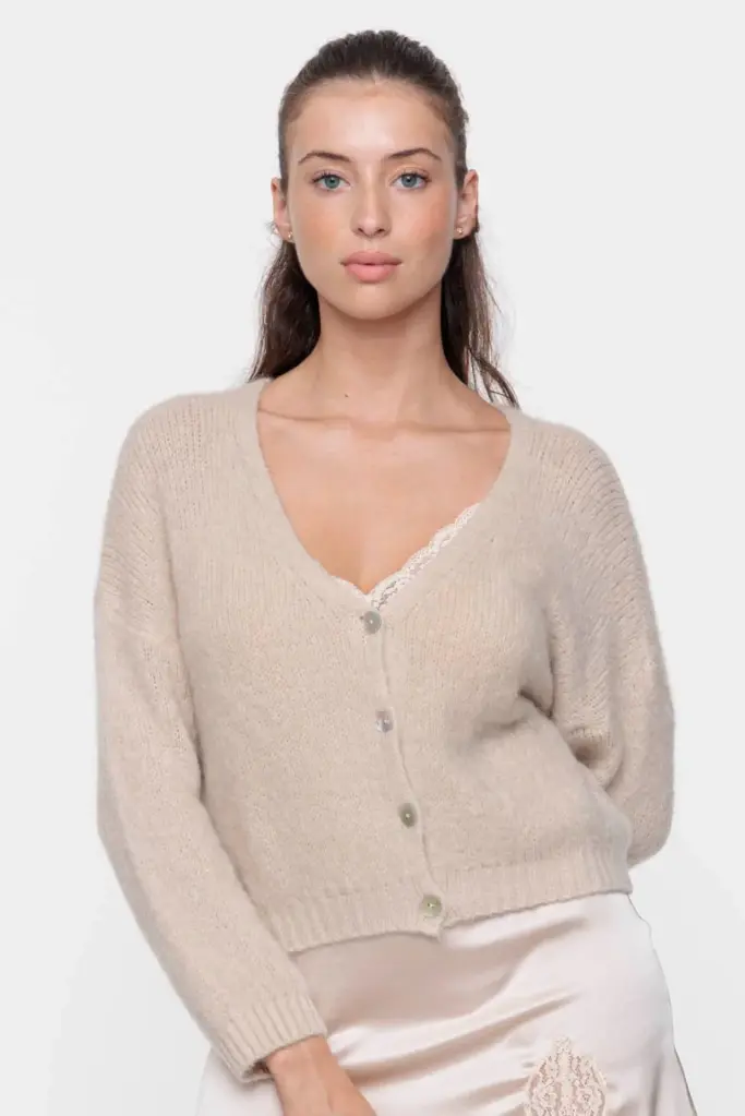 VANNINA VESPERINI - Cardigan Scarlett Pearl