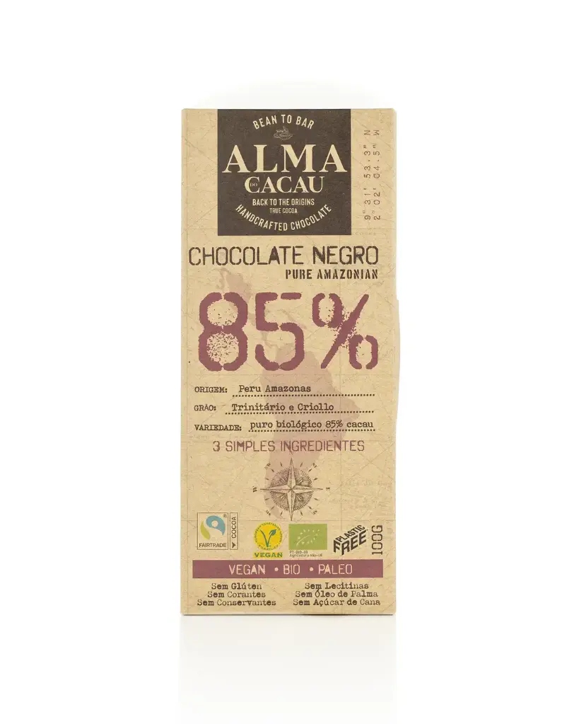 Bio Dark Chocolate 85% 100g - Nomada  