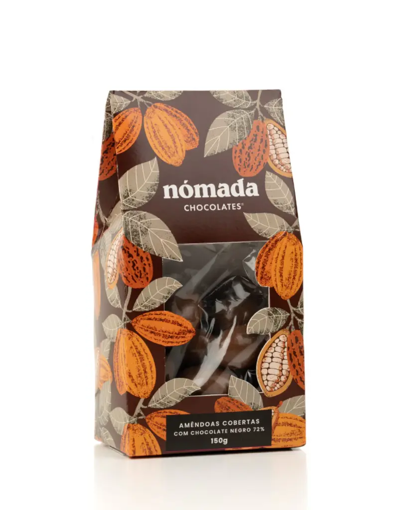 Almond Dark Chocolate 150g - Nomada