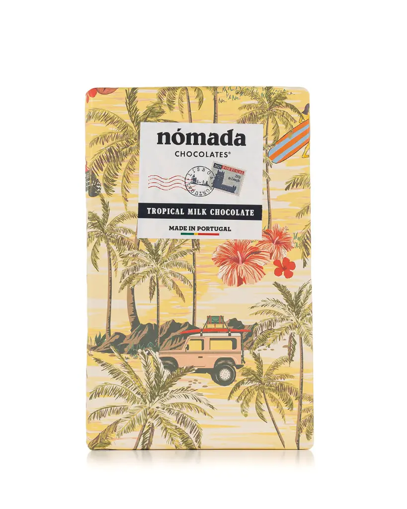 Tablet Milk Chocolate Tropical 200g - Nomada 