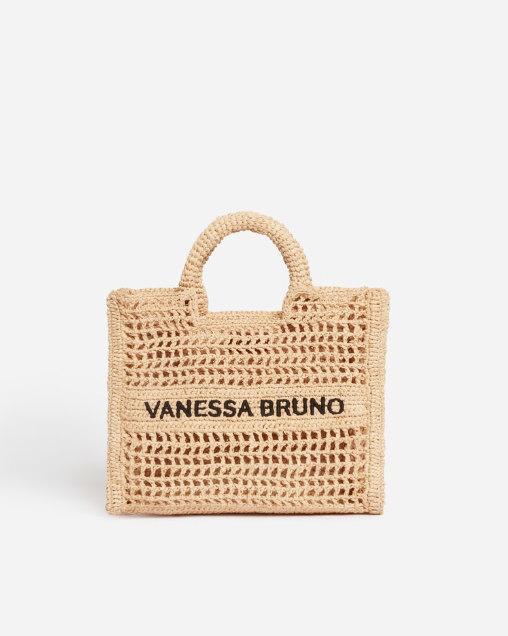 VANESSA BRUNO Small Raphia Basket Sunday in Lisboa
