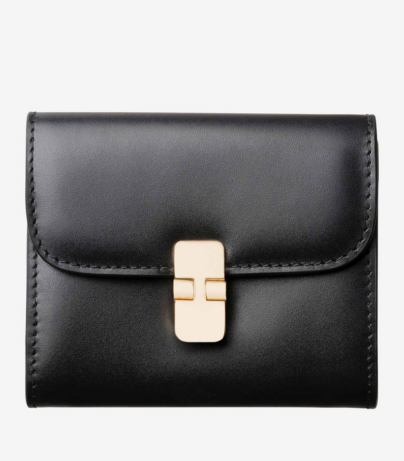 [PXBMW-F63603] A.P.C. - Grace Compact Wallet Black