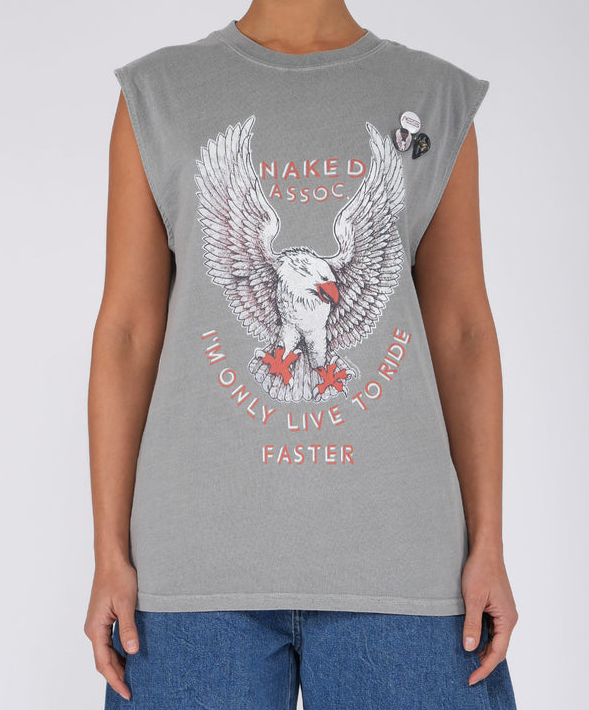 NEWTONE - T-shirt Biker Naked Grey