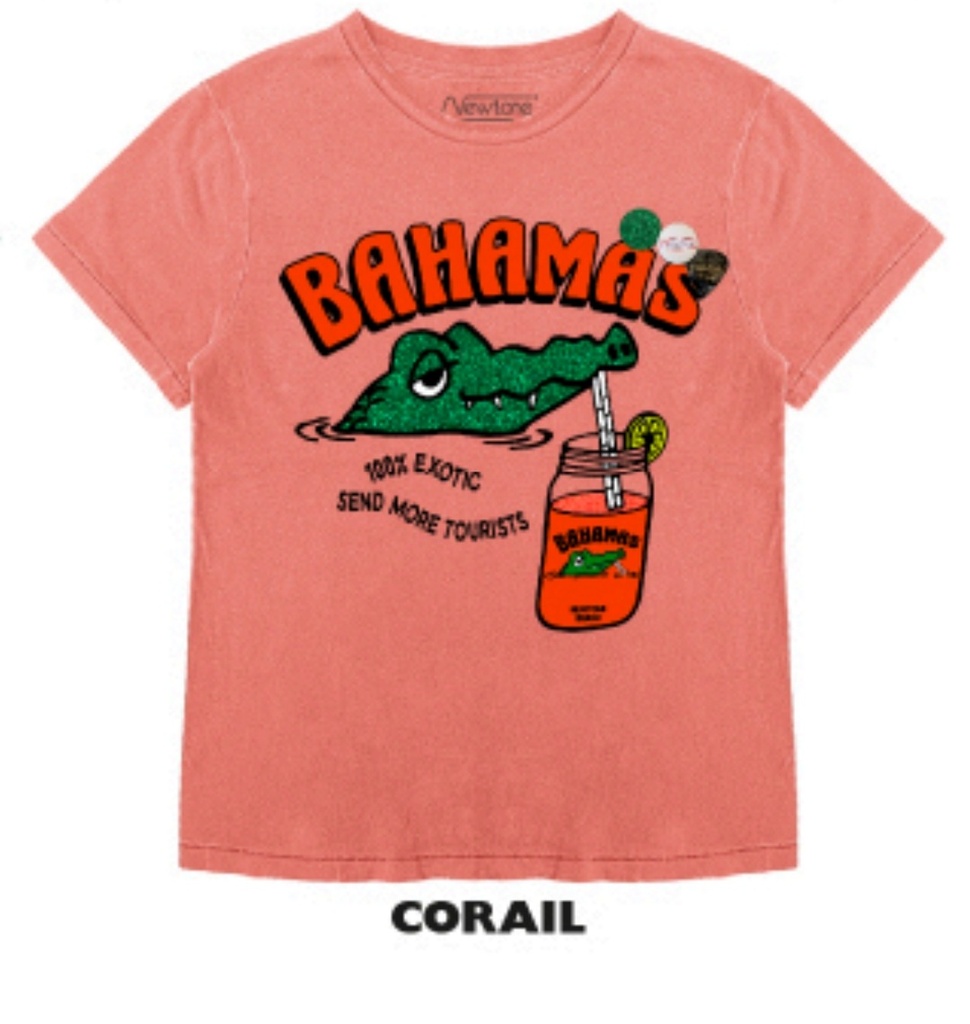 NEWTONE - T-Shirt Starlight Tourists Corail