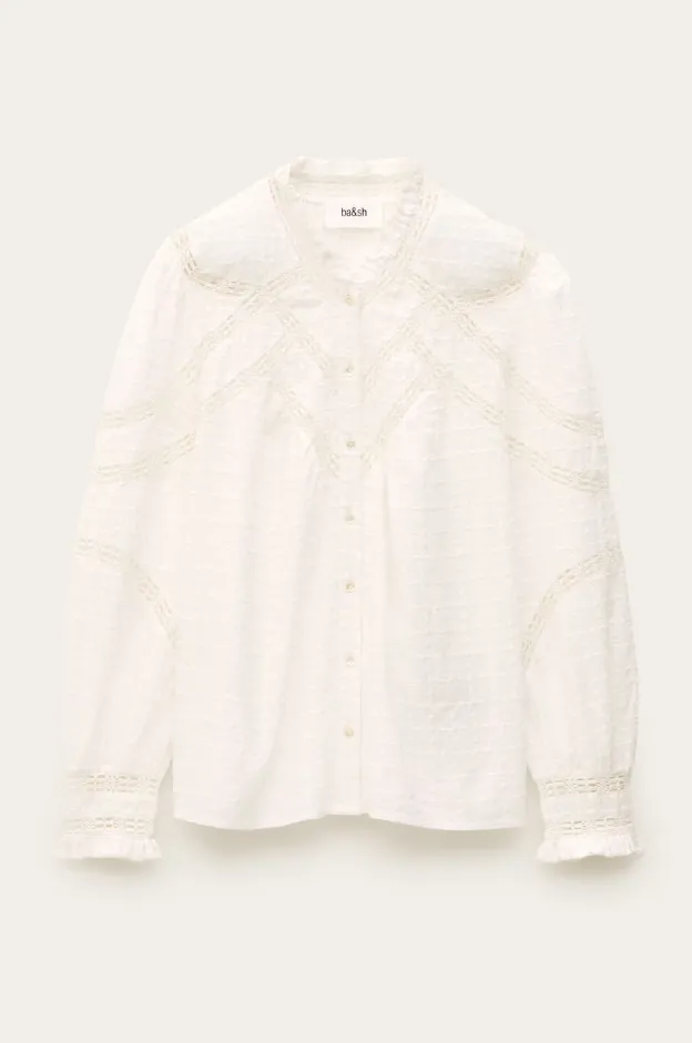 BA&SH - BRONA Shirt Off White