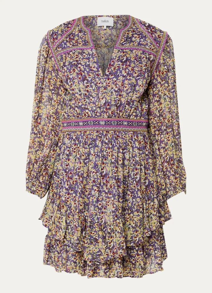 BA&SH - Loly Dress Purple (1)