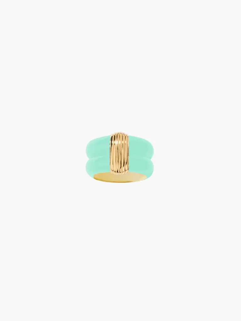 AURELIE BIDERMANN - KATT Baby Blue ring (54mm)