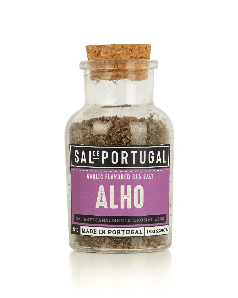 Aromatised Garlic Salt Sal de Portugal 150g