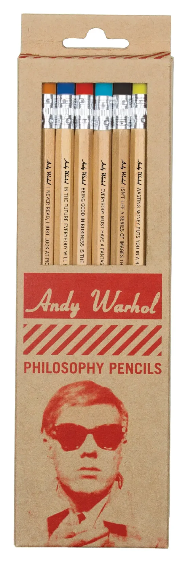 Andy Warhol Philosophy Pencil Set
