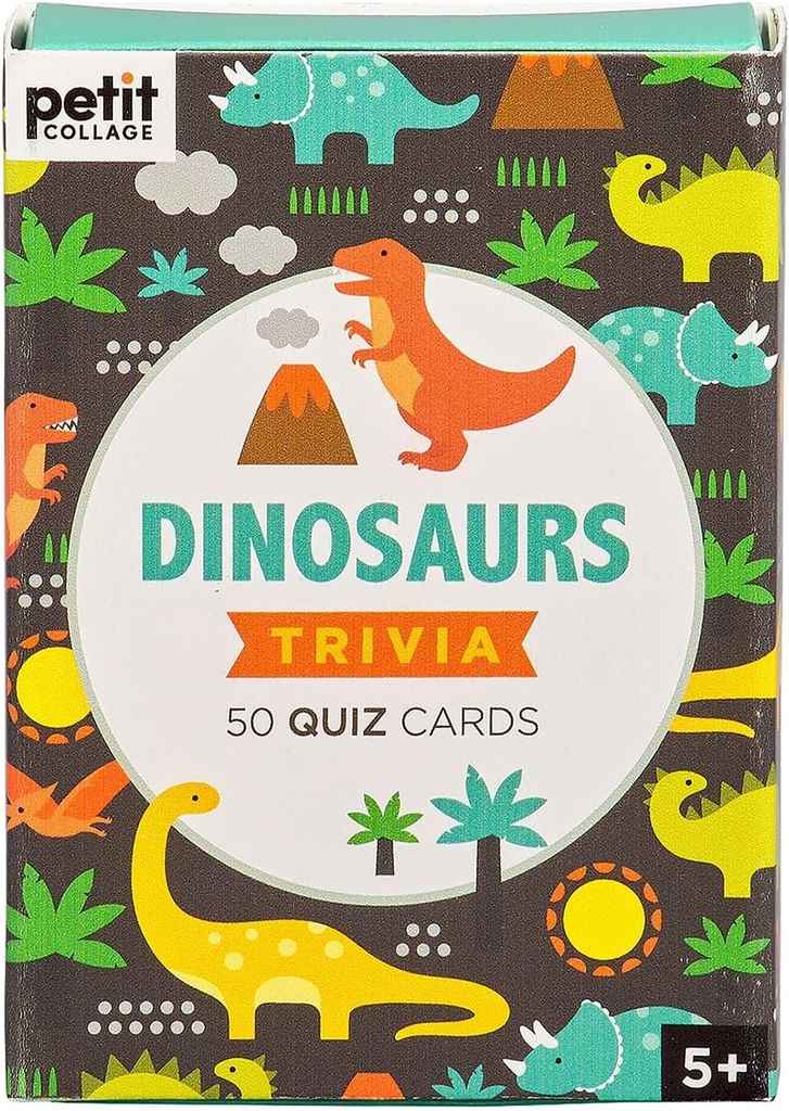 Dinosaurs Trivia Quiz Cards - Petit Collage