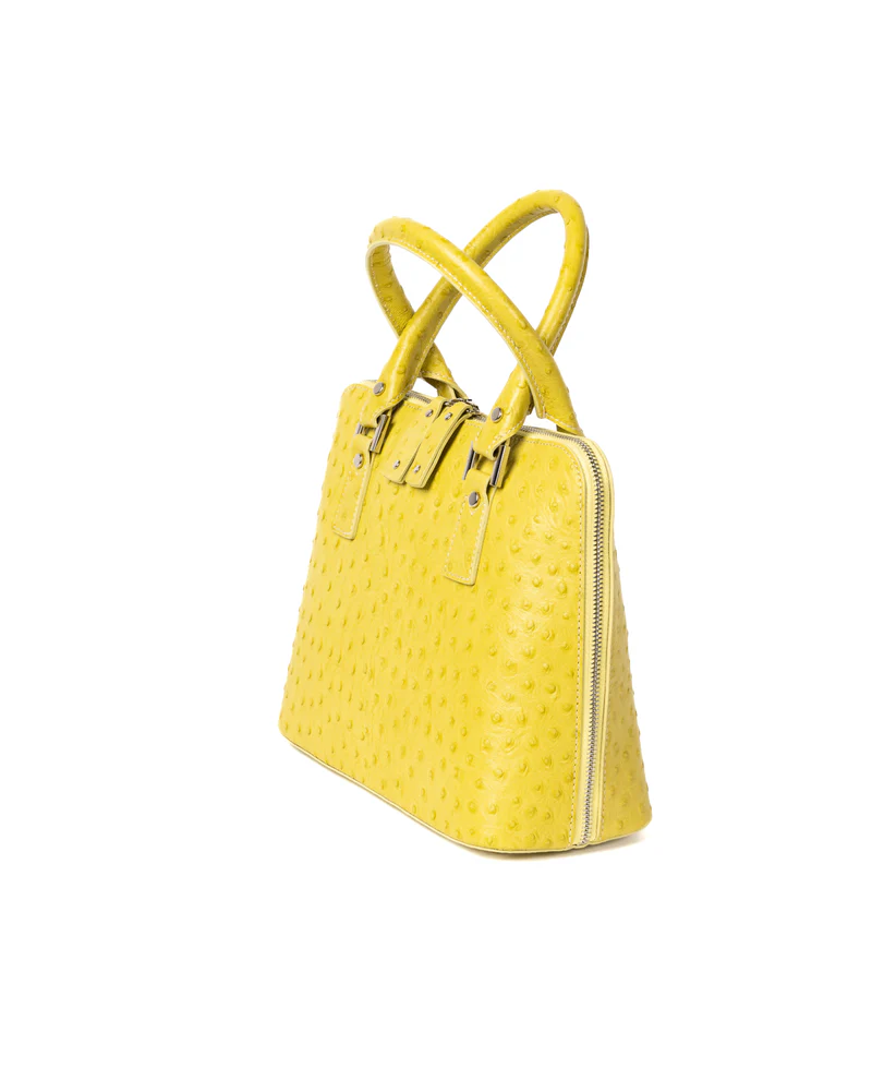 Bugatti Leather Bag Croco Lime - BIDINIS BAGS