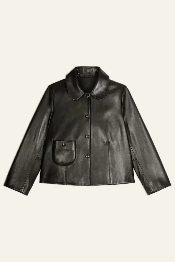 [1E24MYLO] BA&SH - Mylos leather Jacket (1)