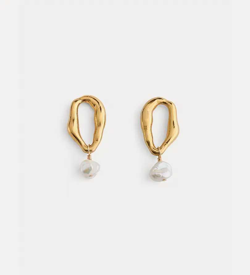 FORTE FORTE - earrings with pearls