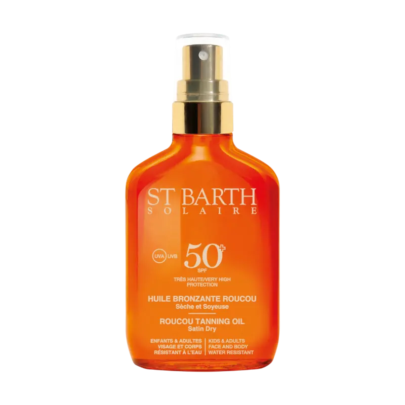 [823.912.0003] LIGNE ST BARTH - Roucou Tanning Oil SPF 50, 100ml