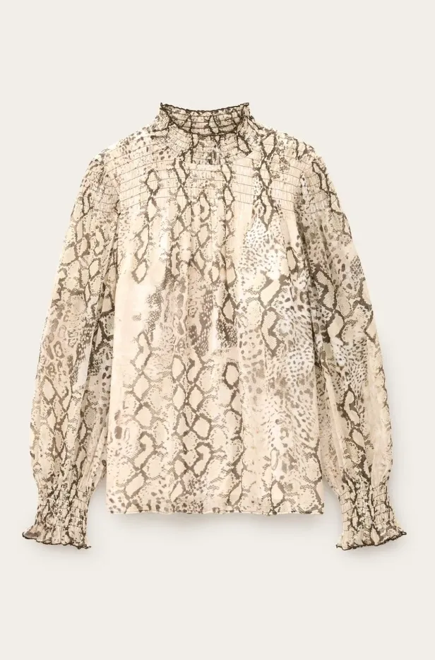 BA&SH - SHAMY Beige Blouse