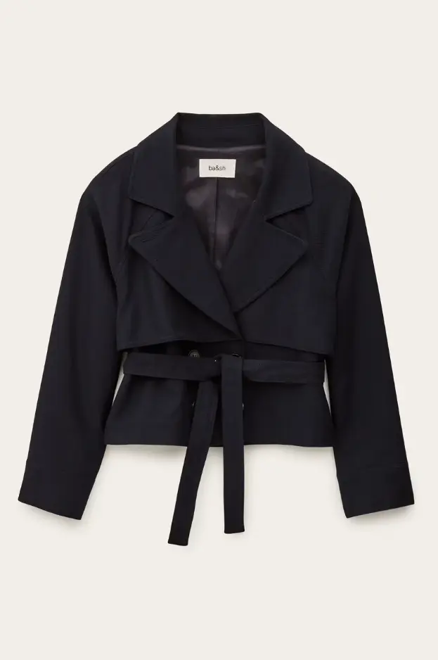 [1H25LONN] BA&SH - Lonnie Vest Navy (1)