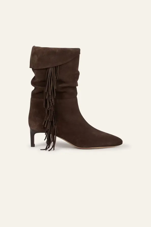 BA&SH - Cardi Suede Brown (37)