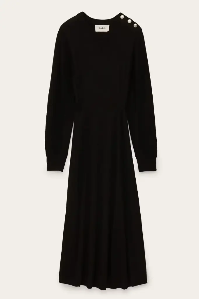 BA&SH  - JINNA Black Dress