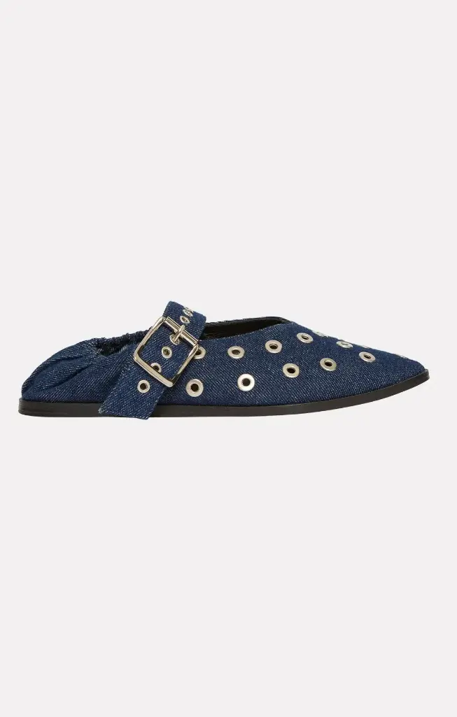 [W25SHOEGIA] ROSEANNA - Gia Ballerinas Denim (38)