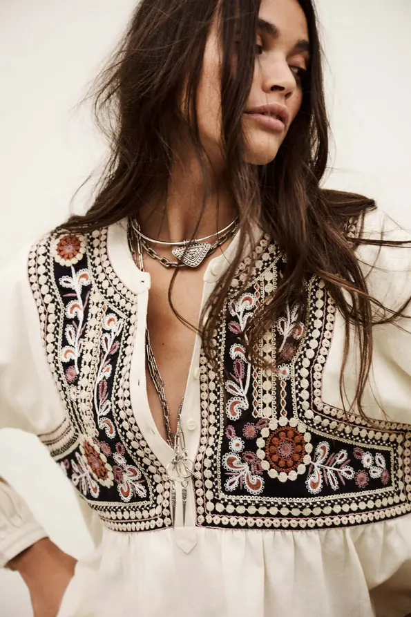 BA&SH - ALEC Top Off-white