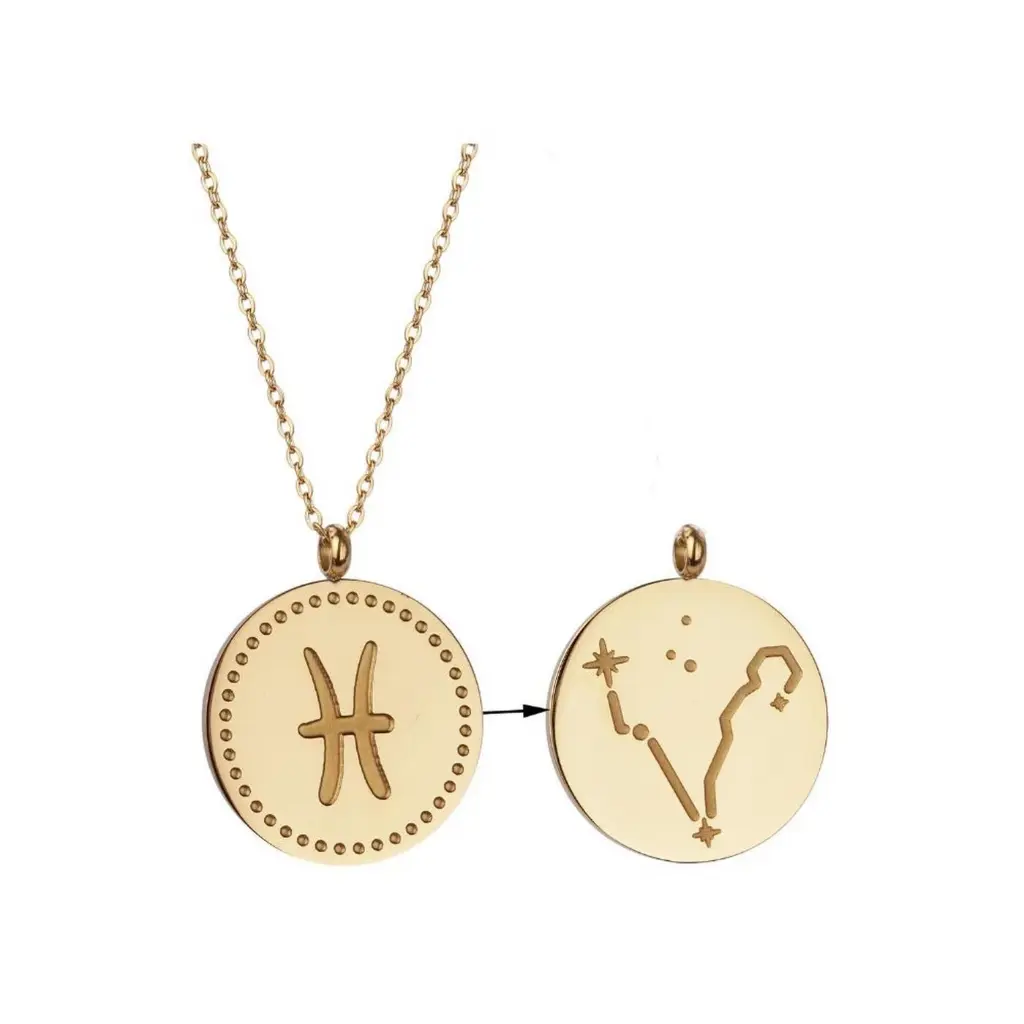 [75420] Necklace Astrological sign Pisces