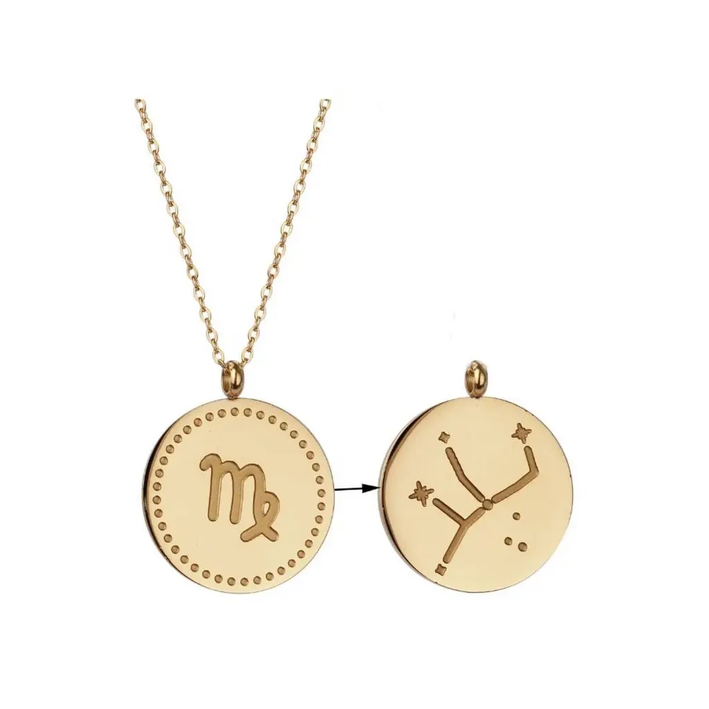 [75421] Necklace Astrological sign Virgo