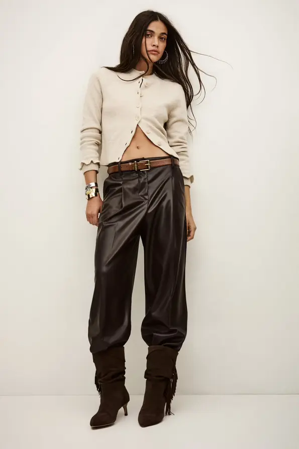 BA&SH - RAMI Faux Leather Trousers