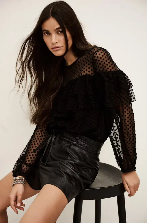 BA&SH - RAFF mesh blouse