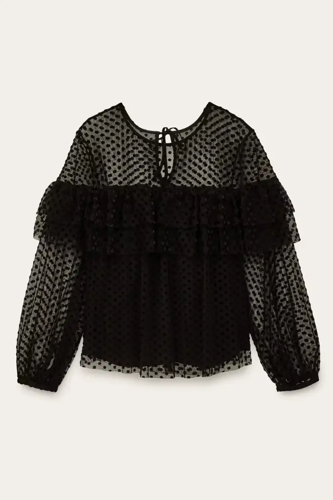 [1H25RAFF] BA&SH - Raff mesh blouse (1)