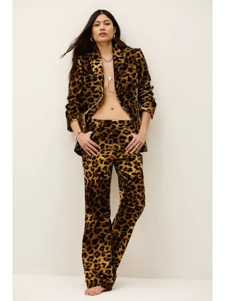 BA&SH - BRENT animalier print Trousers