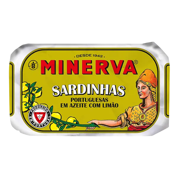 [30006154] Sardines in Olive Oil with Lemon 120g - MINERVA
