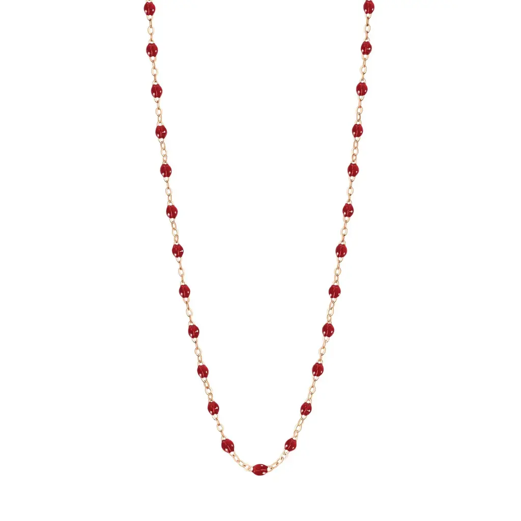 CHERRY Necklace 45cm Classic Gigi, 18ct Rose Gold - GIGI CLOZEAU