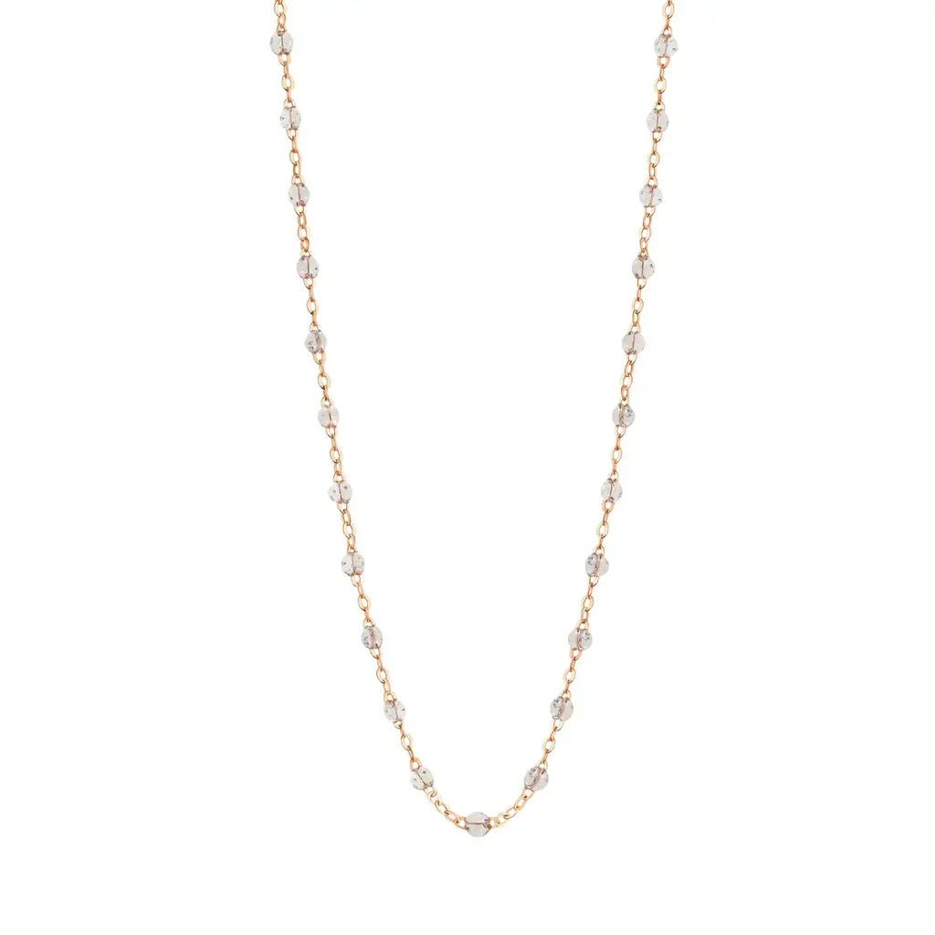 [B1GI001R4942XX] SPARKLE Necklace 42cm Classic Gigi, 18ct Rose Gold - GIGI CLOZEAU