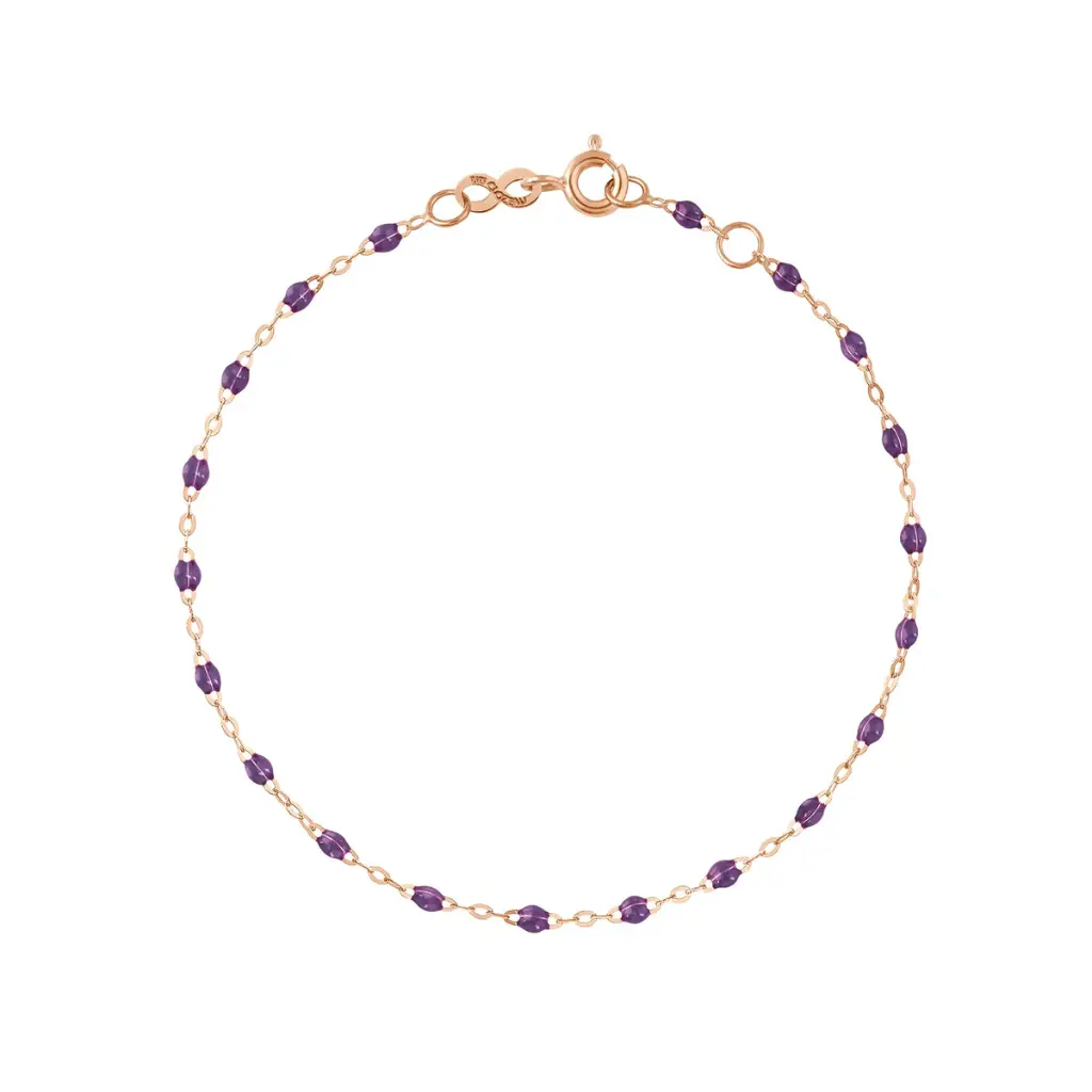VIOLET Bracelet 17cm Classic Gigi, 18ct Rose Gold - GIGI CLOZEAU