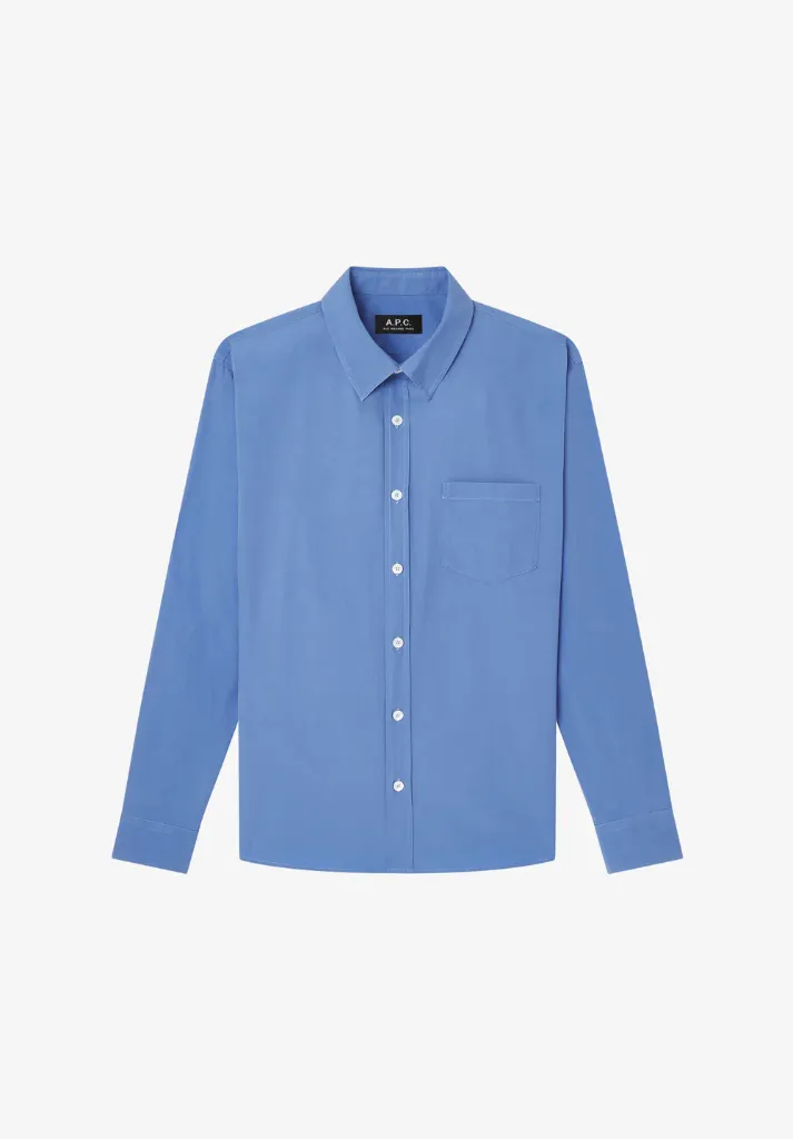 [COHLE-H12652] A.P.C. - Owen Shirt Blue (L)