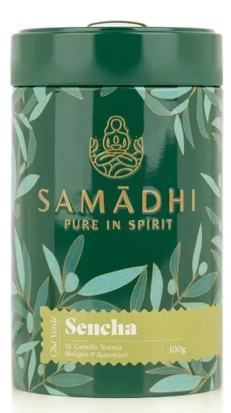 SENCHA 100% Organic Sencha Green Tea 100gr - SAMADHI