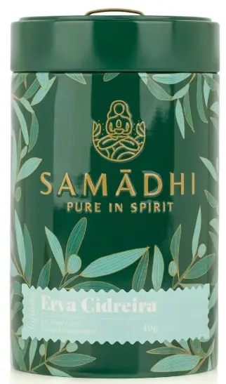 [112009] ERVA CIDREIRA 100% Organic Lemon Balm Infusion 40gr - SAMADHI