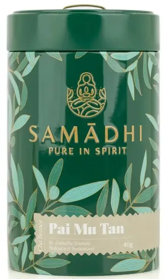 PAI MU TAN 100% Organic White Tea Pai Mu Tan 40gr - SAMADHI