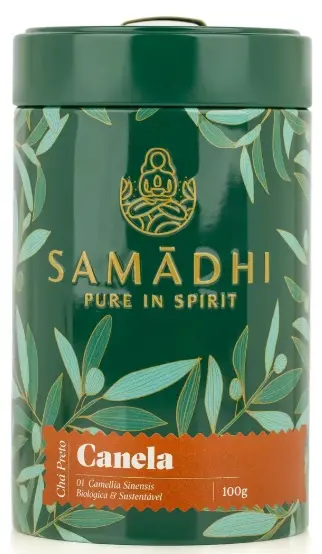 [902004] CANELA 100% Organic Black Tea and Cinnamon 100gr - SAMADHI