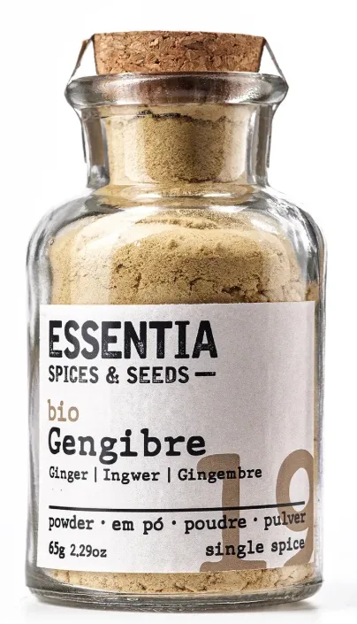 Organic Ground Ginger 65g - ESSENTIA