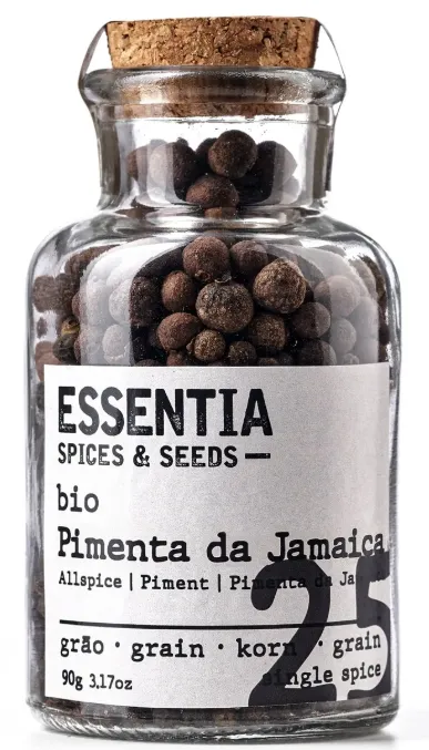 [601024] Organic Jamaica Pepper Grains 60g - ESSENTIA