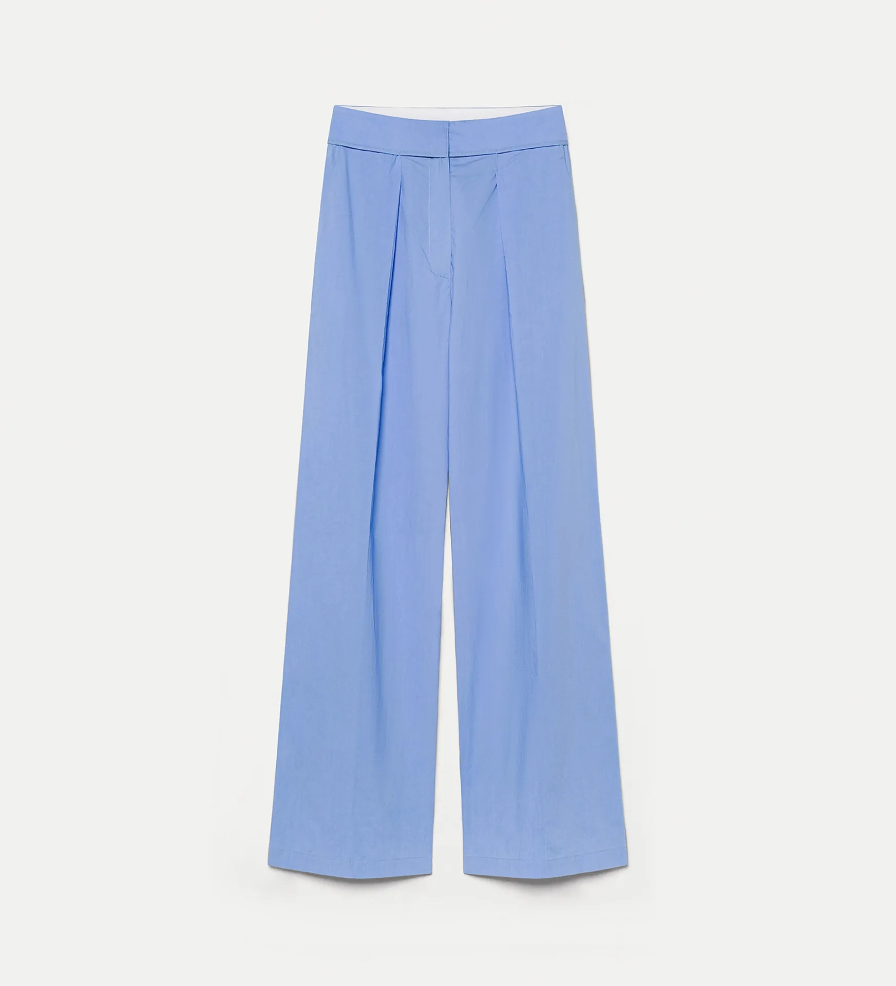 FORTE FORTE - pleated poplin trousers