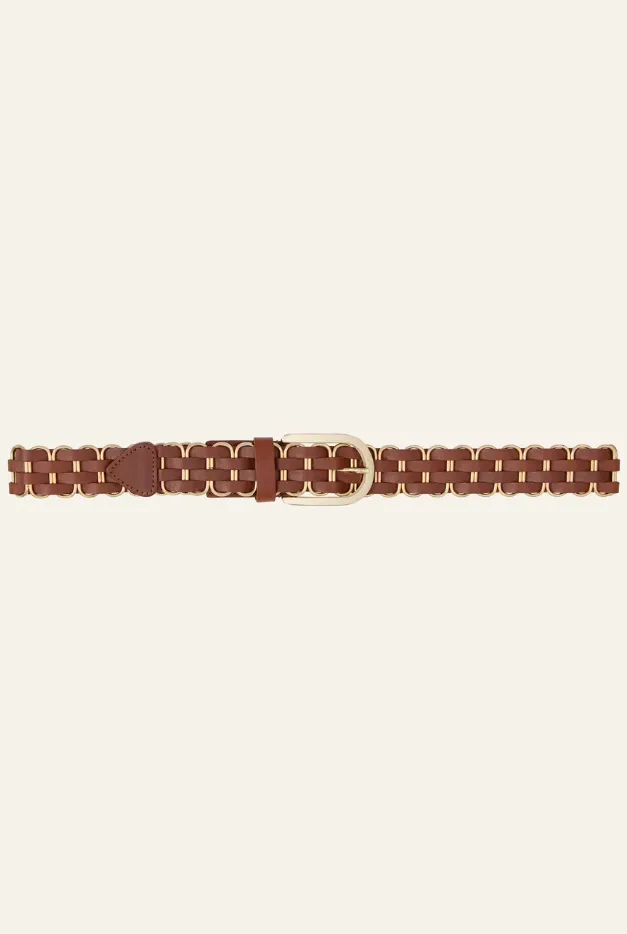 [2E26BECK] BA&SH - Beck braided leather belt