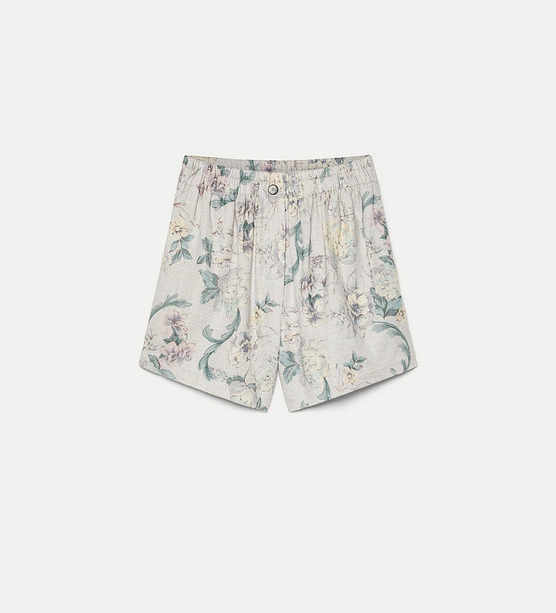 [14630_my pants] FORTE FORTE - bermuda en hopsack “peonia my love” (0(XS))